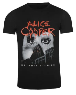 Alice Cooper Detroit stories t-paita - Musta