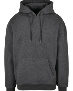 Basic Oversize huppari - Tummanharmaa