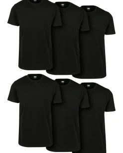 Basic t-paita 6-pack - Musta