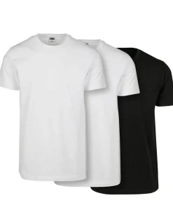 Basic t-paita 3-pack - Valkoinen/Musta