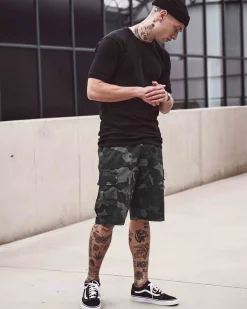 BDU Ripstop reisitaskushortsit - Harmaa camo