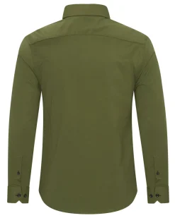 Beales kauluspaita - Khaki/Musta