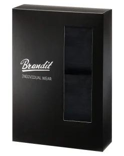 Brandit logo bokserit 2-pack - Musta & Musta
