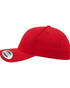 Curved classic snapback - Punainen