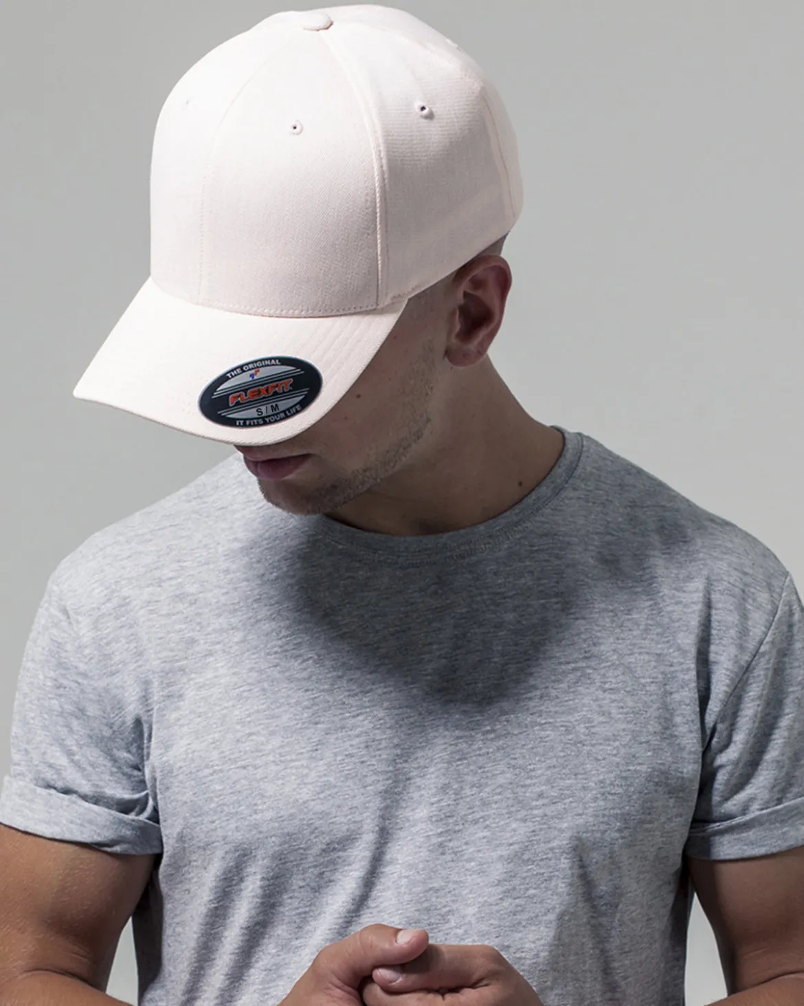 Flexfit pastel lippis - Vaaleanpunainen