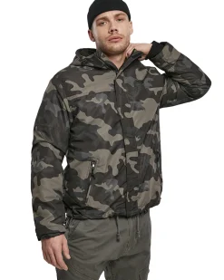 Frontzip tuulitakki - Tumma Camo