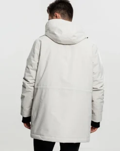 Hooded heavy parkatakki - Beige