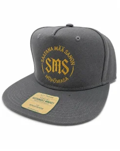 Höpömasa snapback - Tummanharmaa
