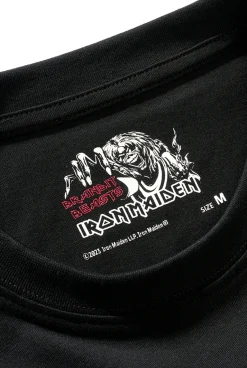 Iron Maiden Eddy Glow t-paita - Musta