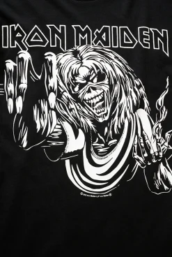 Iron Maiden Eddy Glow t-paita - Musta