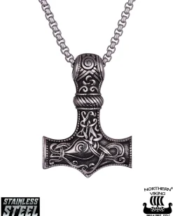 Knotwork Thorin Vasara kaulakoru - Teräs