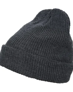 Long Knit pipo - Tummanharmaa