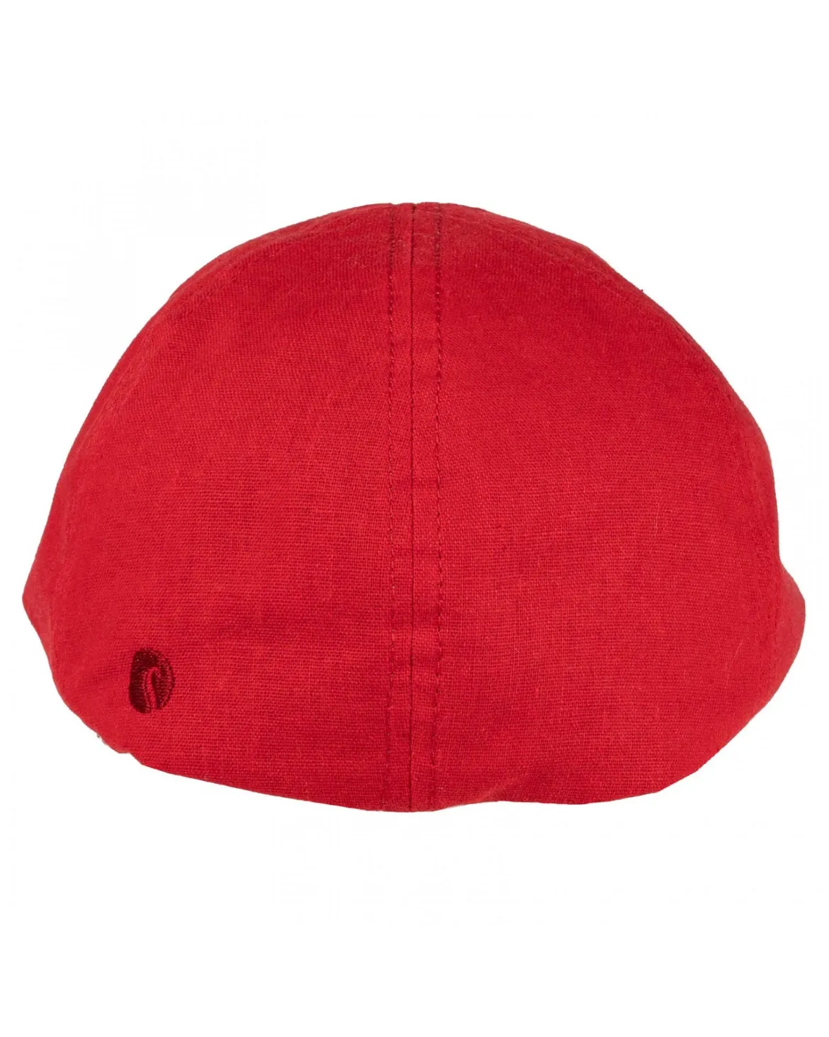 Macon 56 gen linen flat cap - Punainen