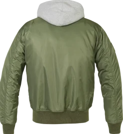 MA1 hooded bombertakki - Vihreä