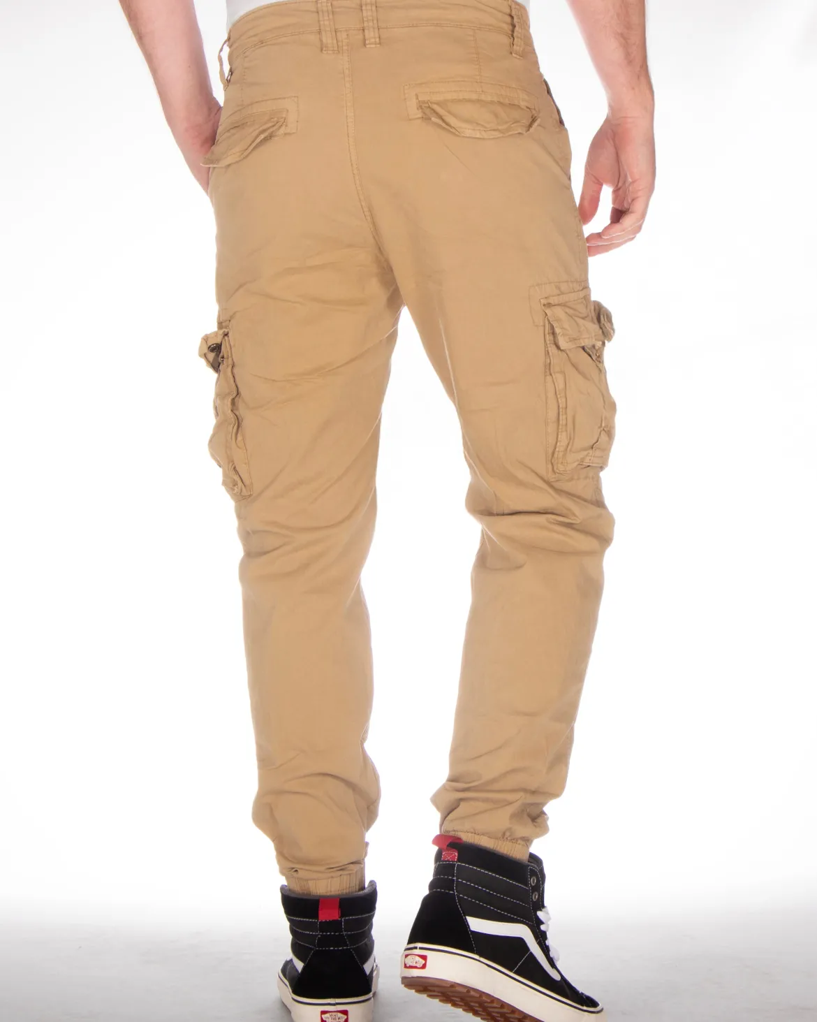 Max reisitaskuhousut - Beige
