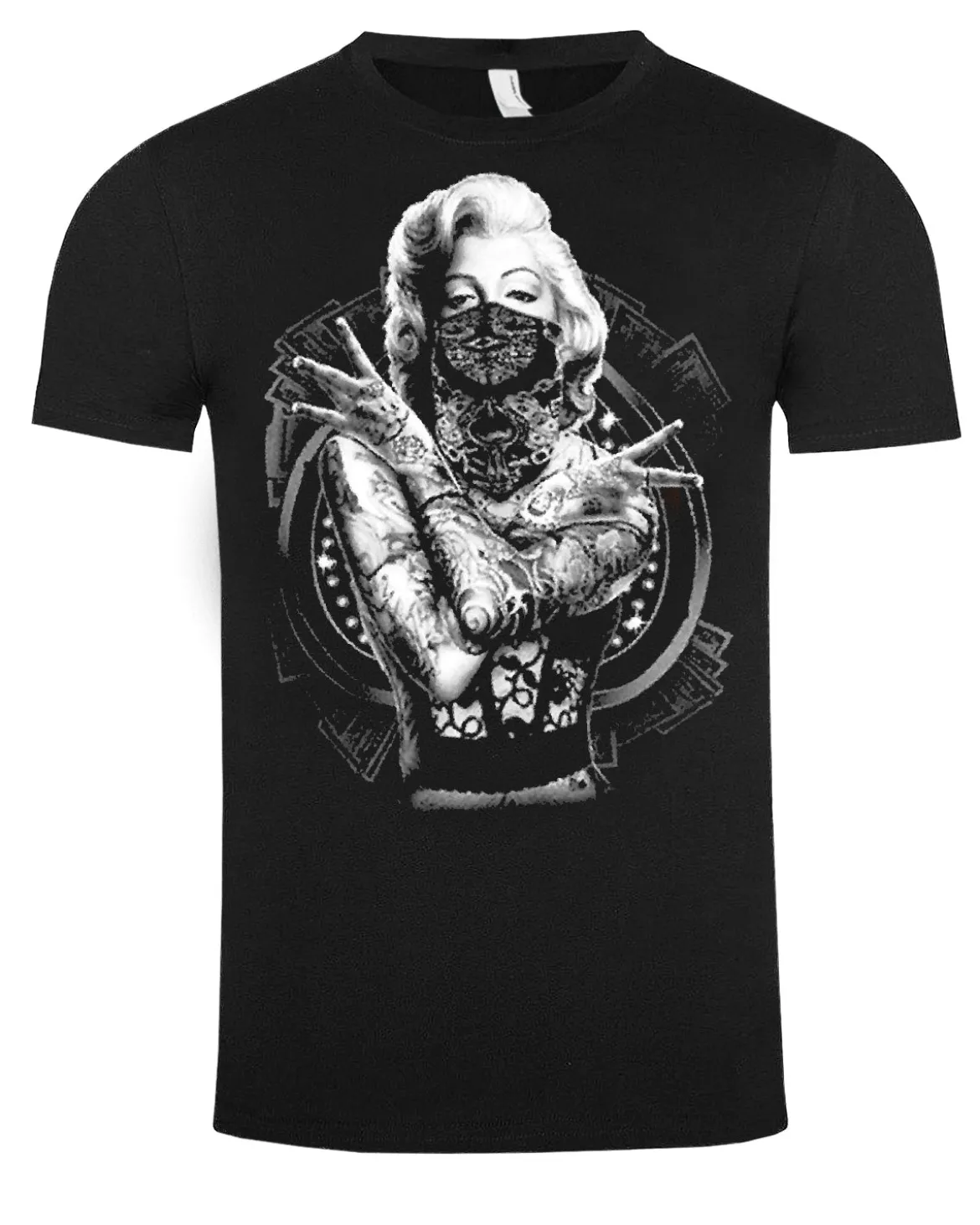 Monroe outlaw t-paita - Musta