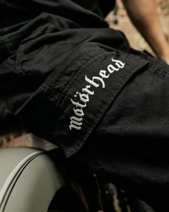 Motörhead reisitaskushortsit - Musta