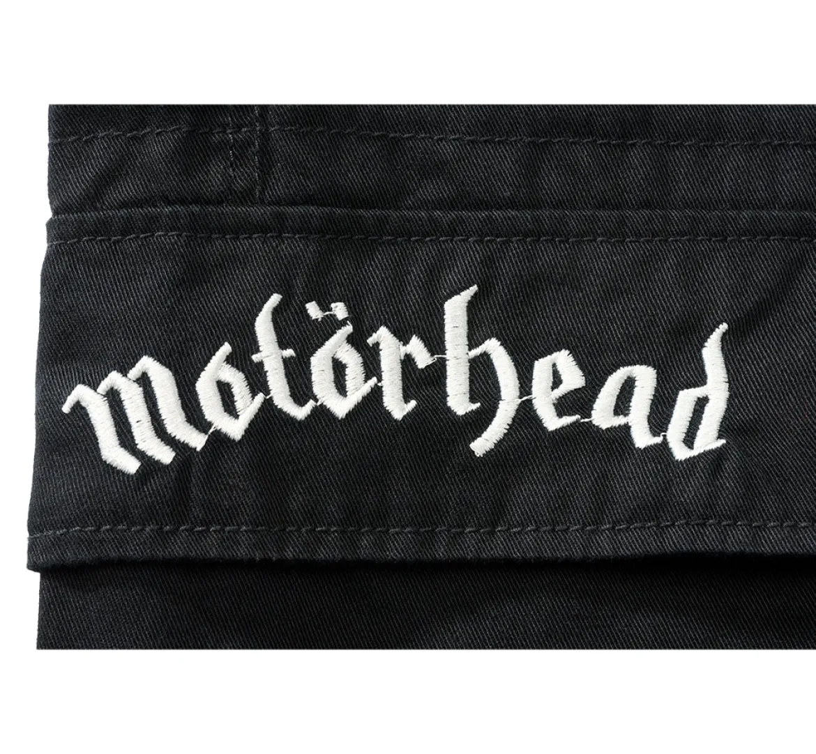Motörhead reisitaskushortsit - Musta