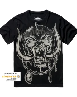 Motörhead warping t-paita - Musta
