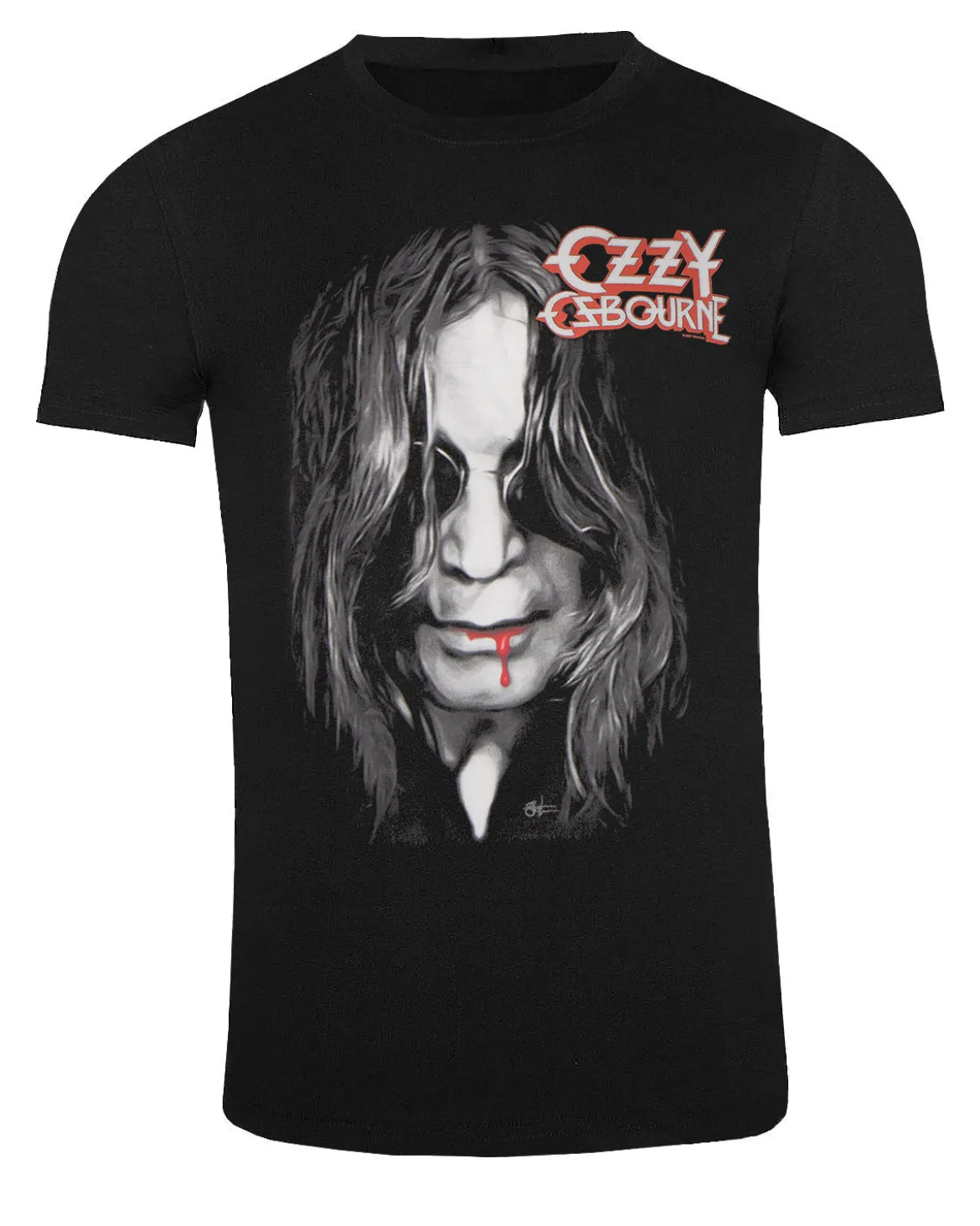 Ozzy Face of Madness t-paita - Musta