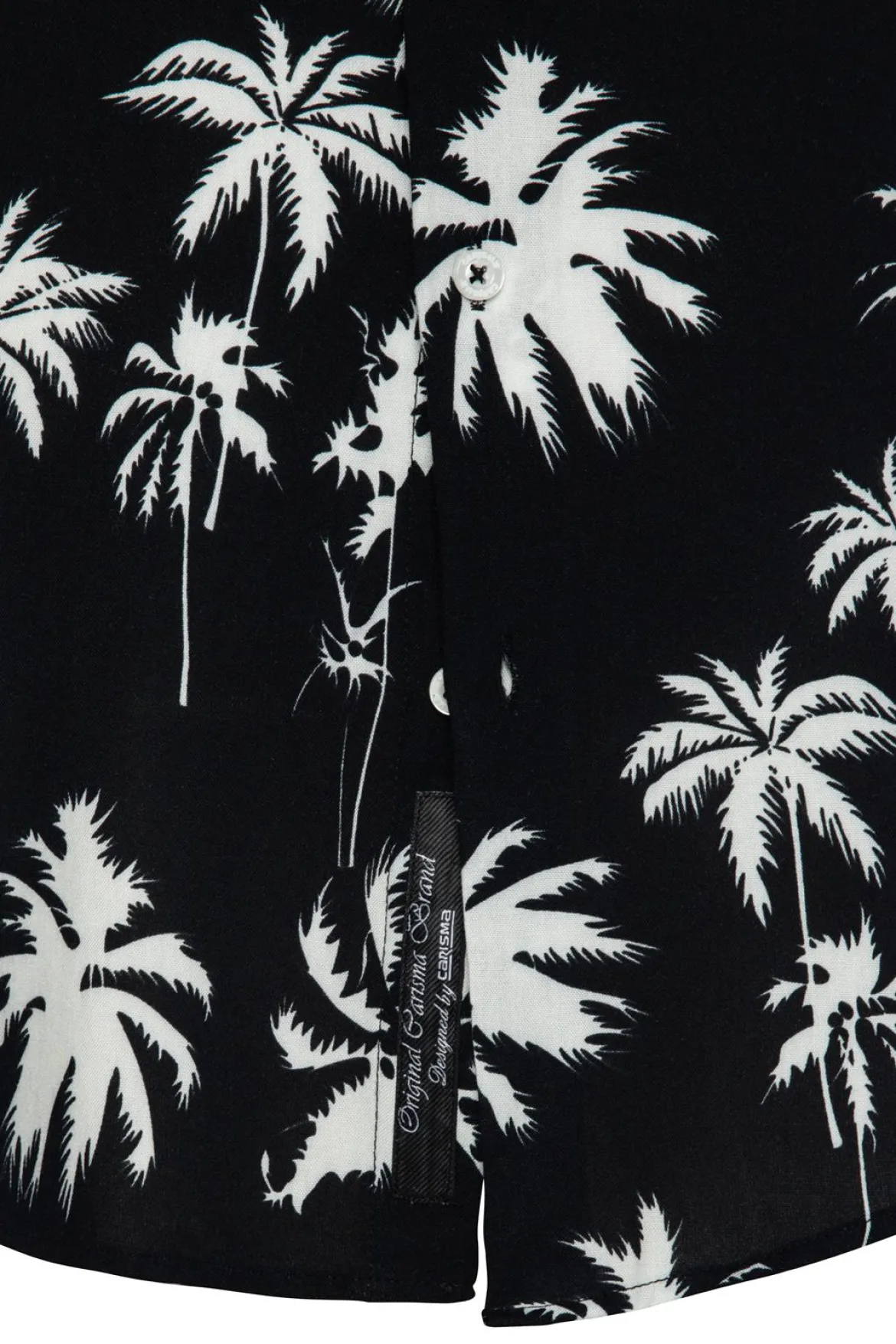 Palms kauluspaita - Musta