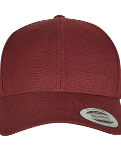 Premium curved snapback - Burgundi