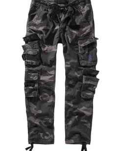 Pure slim reisitaskuhousut - Tumma camo