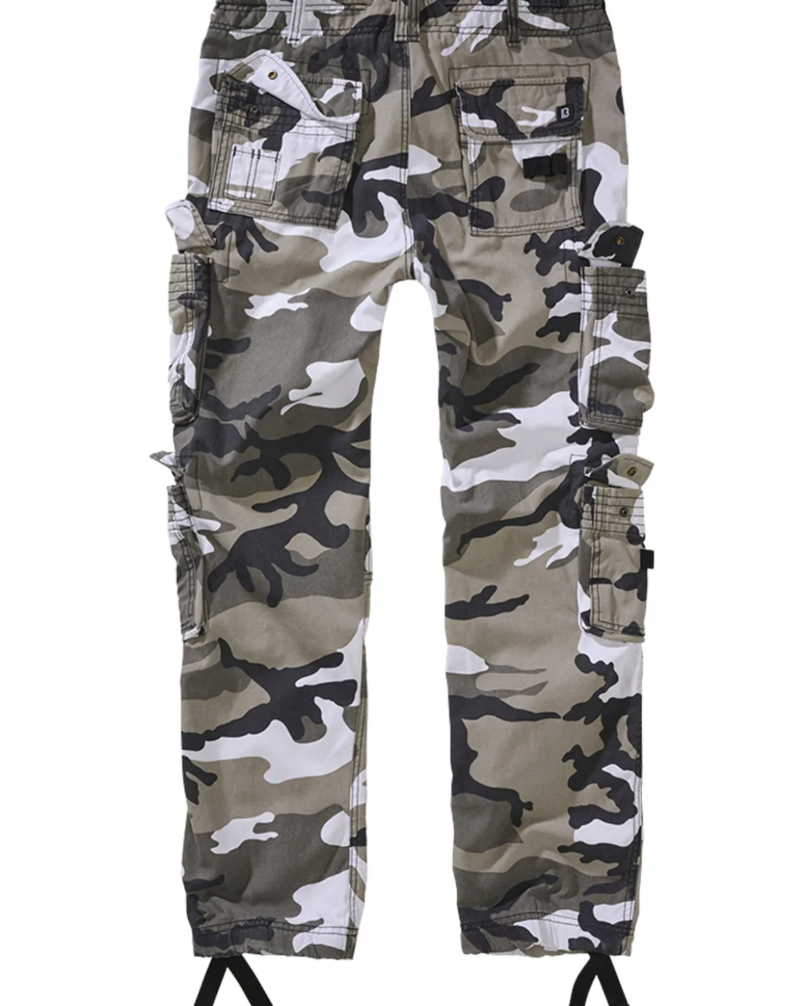 Pure slim reisitaskuhousut - Valkoinen camo