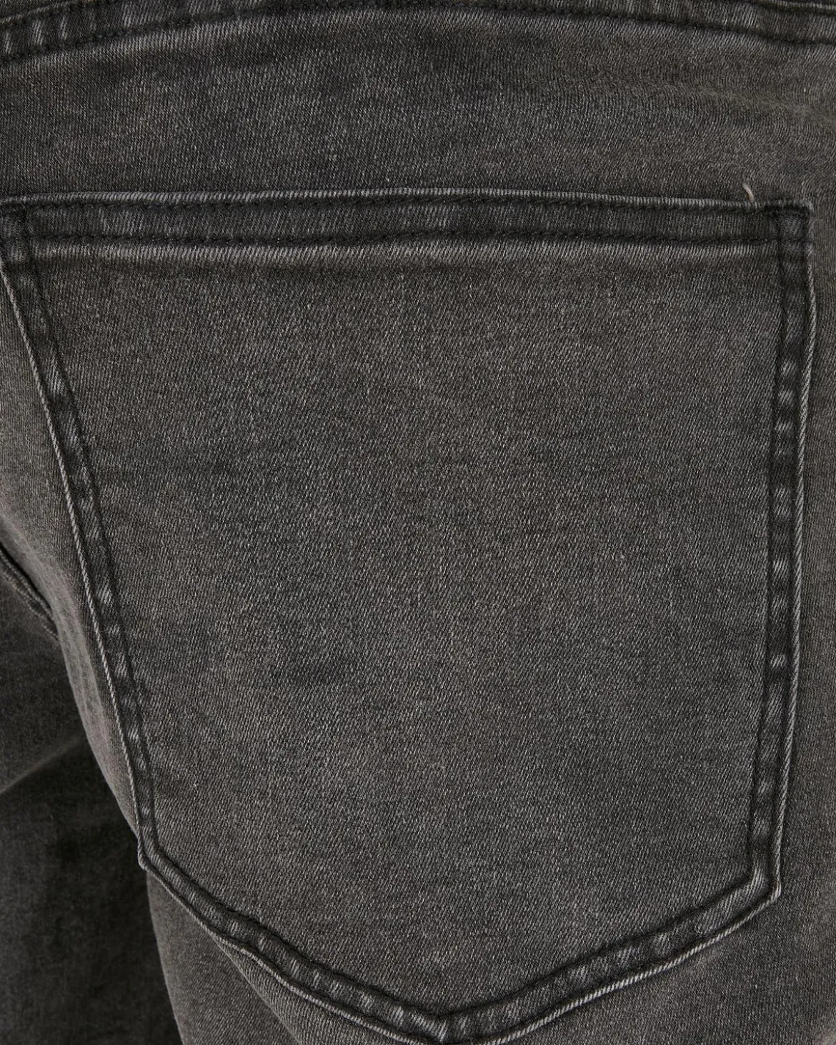 Relaxed fit farkkushortsit - Musta