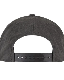Retro cotton blend snapback - Harmaa