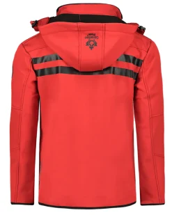 Royteak softshell-takki - Punainen/Musta