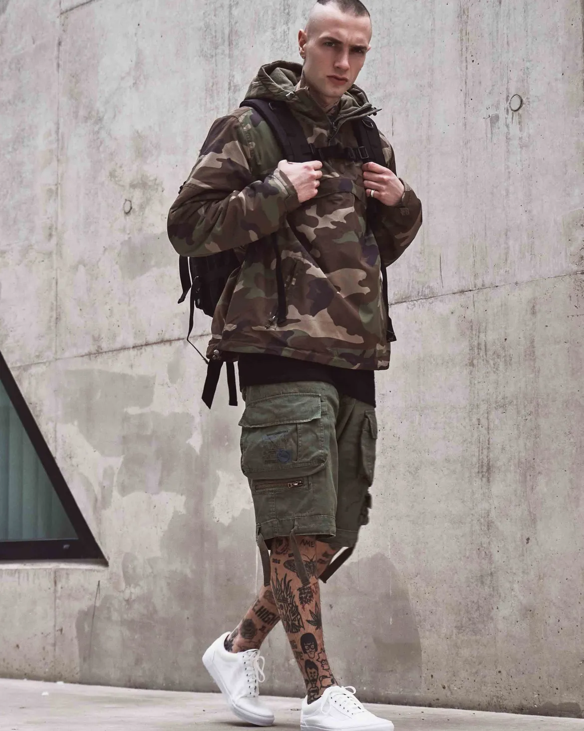 Savage reisitaskushortsit - Vihreä