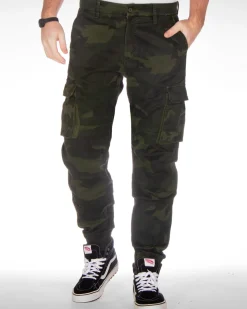 Sutton Thermo reisitaskuhousut - Vihreä camo