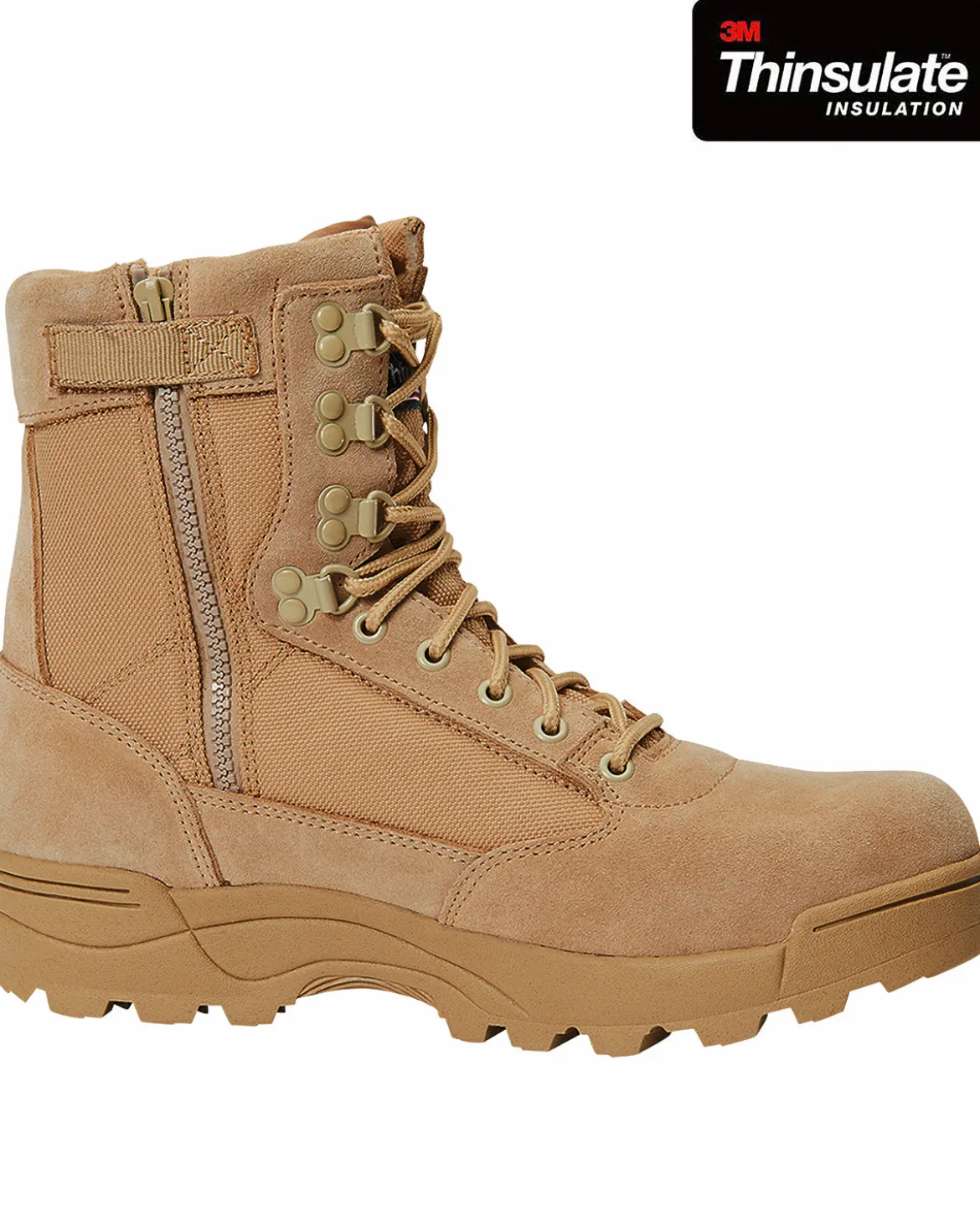 Tactical 9 eylet zipper maiharit - Kameli