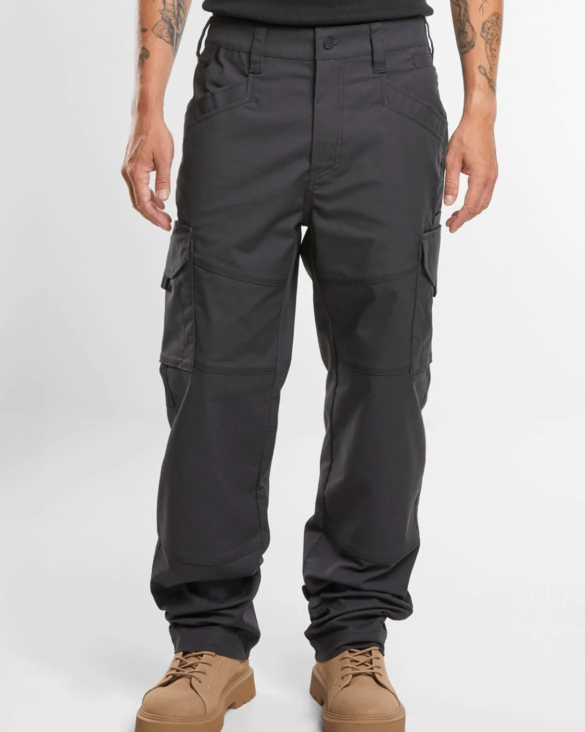 Tactical Ripstop reisitaskuhousut - Musta