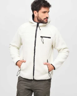 Teddyfleece Worker takki - Valkoinen