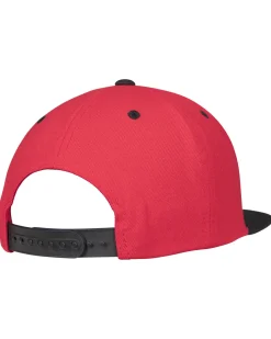 2-Tone classic snapback - Punainen/Musta