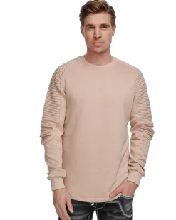 Torn pitkähihainen - Beige