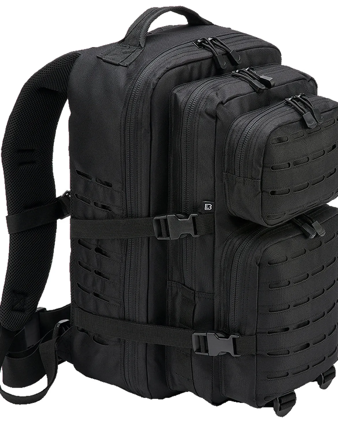 US Cooper Lasercut reppu Large - Musta