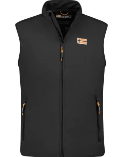 Vesk softshell-liivi - Musta