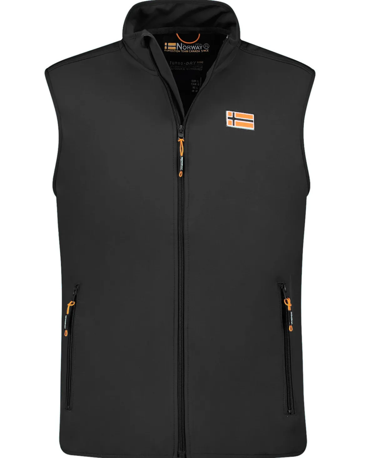 Vesk softshell-liivi - Musta