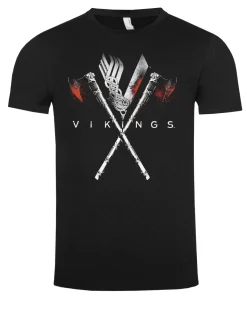 Vikings Axes t-paita - Musta