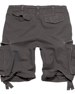 Vintage reisitaskushortsit - Tummanharmaa