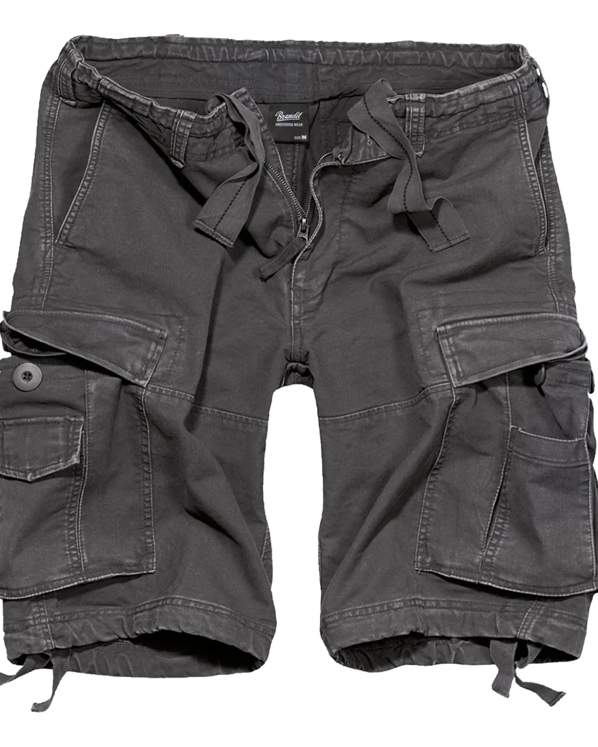 Vintage reisitaskushortsit - Tummanharmaa