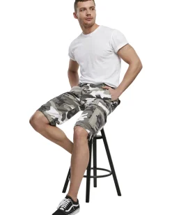 Vintage reisitaskushortsit - Valkoinen camo