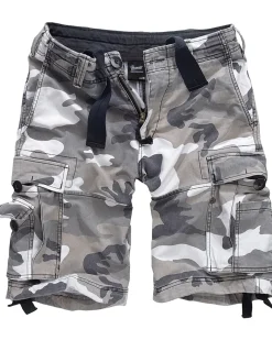 Vintage reisitaskushortsit - Valkoinen camo