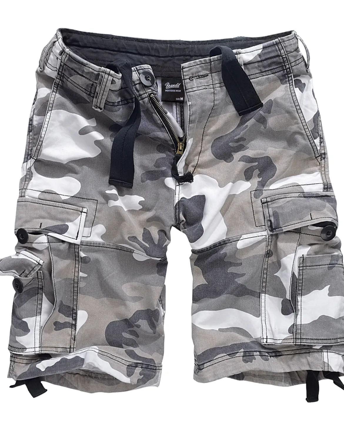 Vintage reisitaskushortsit - Valkoinen camo